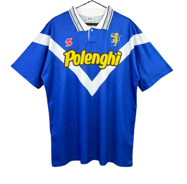 1995-1996 Brescia Home Retro blue Soccer Jersey