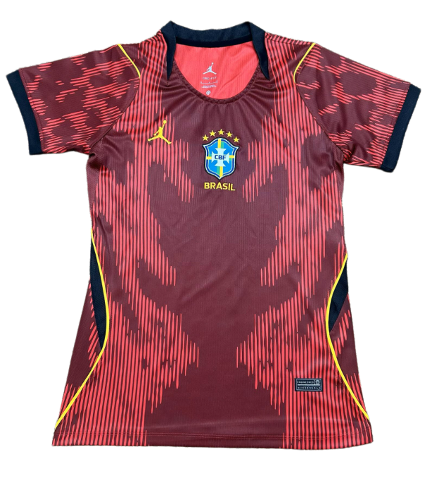 2026-27 Women Brazil goalkeeper red Soccer Jersey