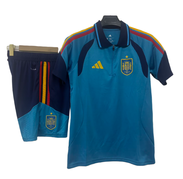 2026-27 Spain royal blue Polo training Short suit