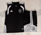2026-27 Real Madrid black vest Training Short Suit