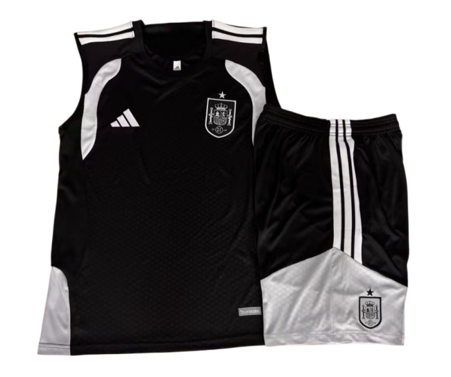 2026-27 Real Madrid black vest Training Short Suit