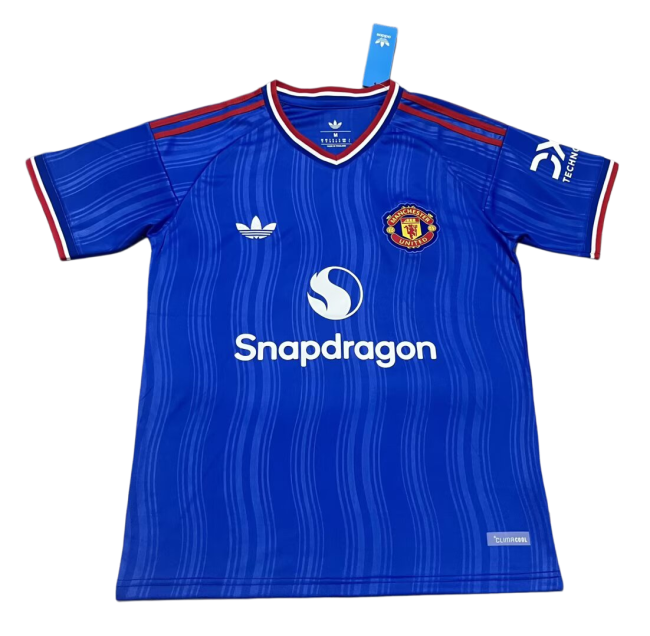 2026-27 Manchester United  away Blue  Fan Version Soccer Jersey