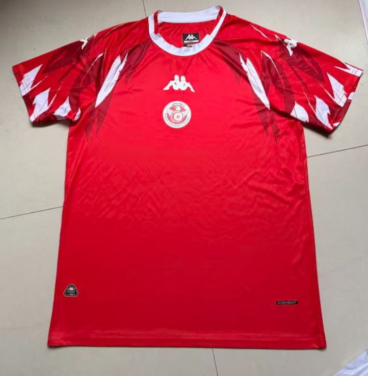 2026-27 Mens Tunisia home red  soccer jersey
