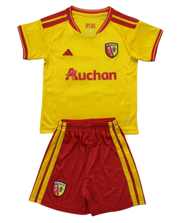 2026-27 Kids  RC Lens home yellow  soccer Jersey