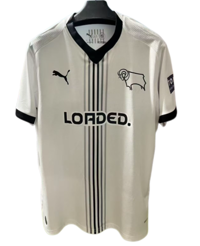2026-27 Mens Derby County home white soccer jersey