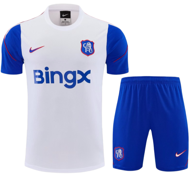 2026-27 Chelsea White Training Short Suit