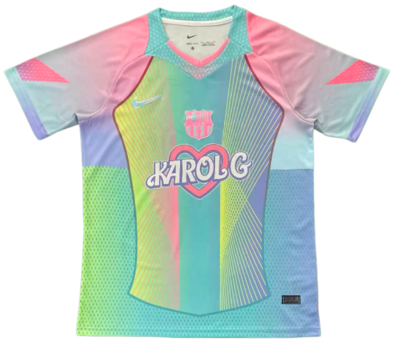 2026-27 Barcelona × Karol G colorful Co-branded Edition T-shirt