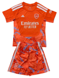 2026-27 KIDS Arsenal  goalkeeper orange soccer  jersey