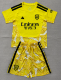 2026-27 KIDS Arsenal  goalkeeper yellow soccer  jersey