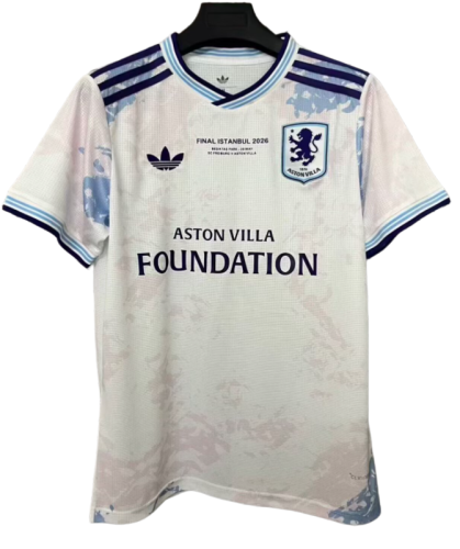 2025-26 Aston Villa Third UEL Finals Edition Fans Soccer Jersey (决赛版)