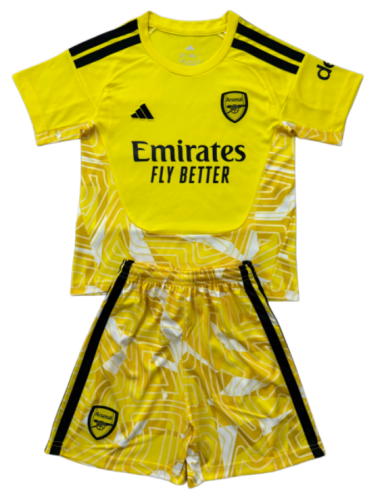 2026-27 KIDS Arsenal  goalkeeper yellow soccer  jersey