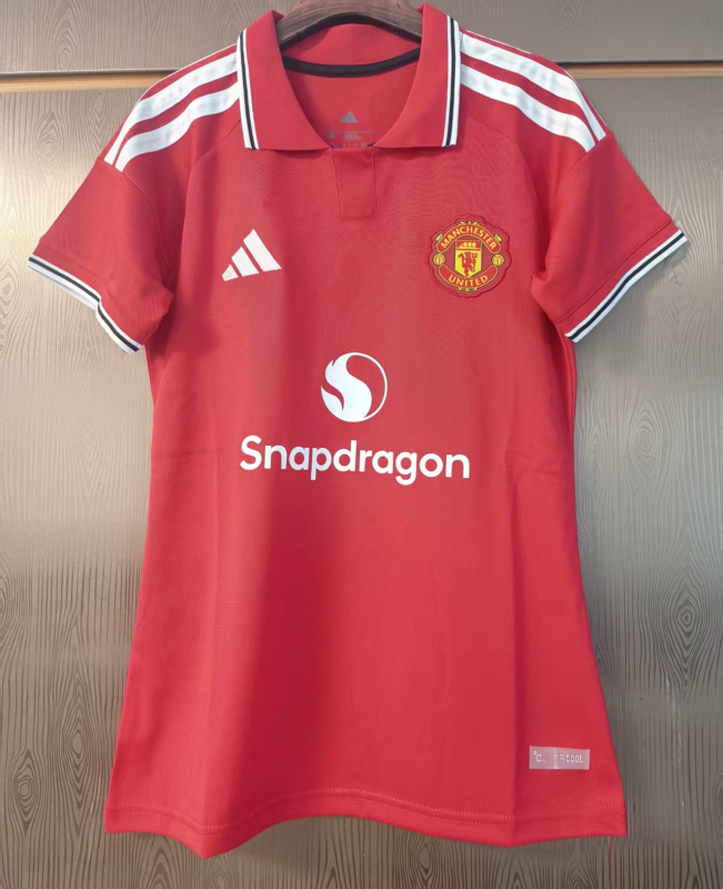 2026-27 Women  Manchester United red home Soccer Jersey