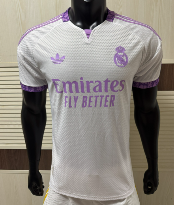 2026-27 Mens Real Madrid White 125th Anniversary Player soccer jersey