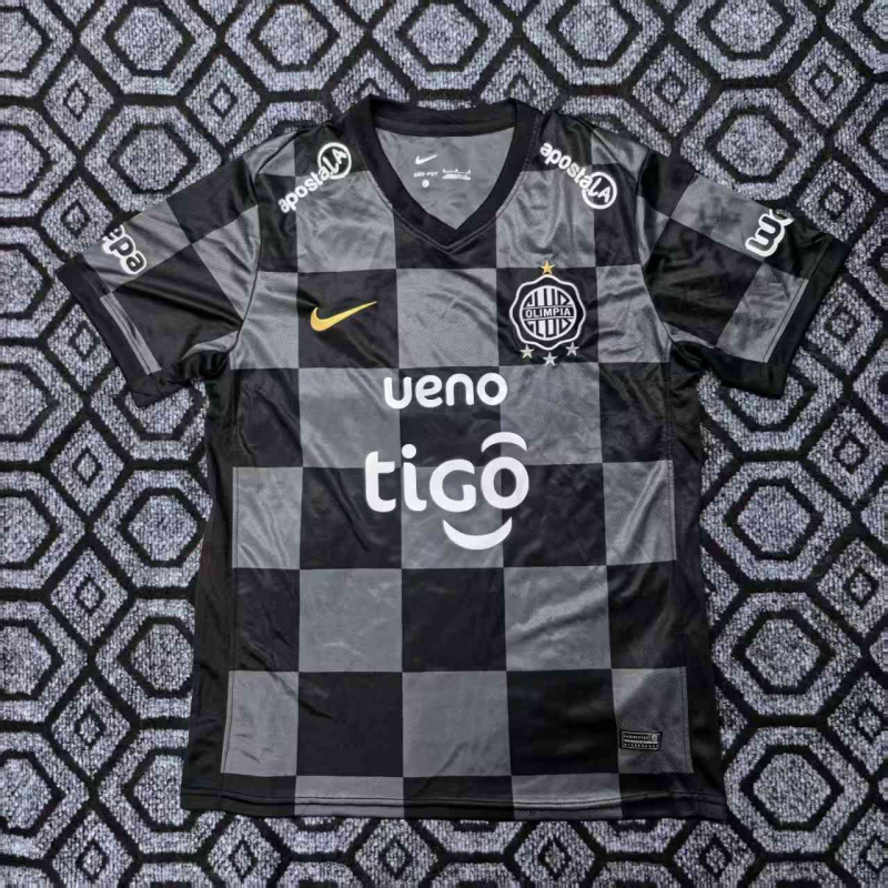 2026-27 Olympic away black Fan Version soccer Jersey