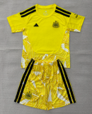 2026-27 Kids Newcastle goalkeeper yellow soccer jersey