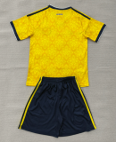 2026-27 Kids Leeds United home yellow soccer  jersey