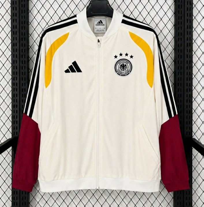 2026-27 Germany White  Casual Edition Windbreaker