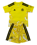 2026-27 Kids Newcastle goalkeeper yellow soccer jersey