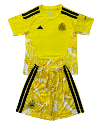 2026-27 Kids Newcastle goalkeeper yellow soccer jersey