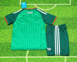 2026-27 Kids Algeria away green soccer Jersey