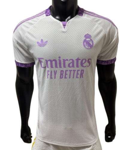2026-27 Mens Real Madrid White 125th Anniversary Player soccer jersey