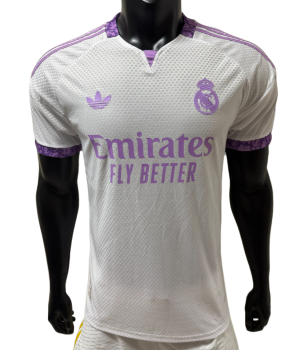 2026-27 Mens Real Madrid White 125th Anniversary Player soccer jersey