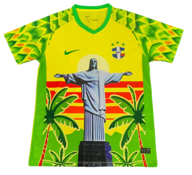 2026-276 Mens Brazil special edition yellow green Soccer Jersey