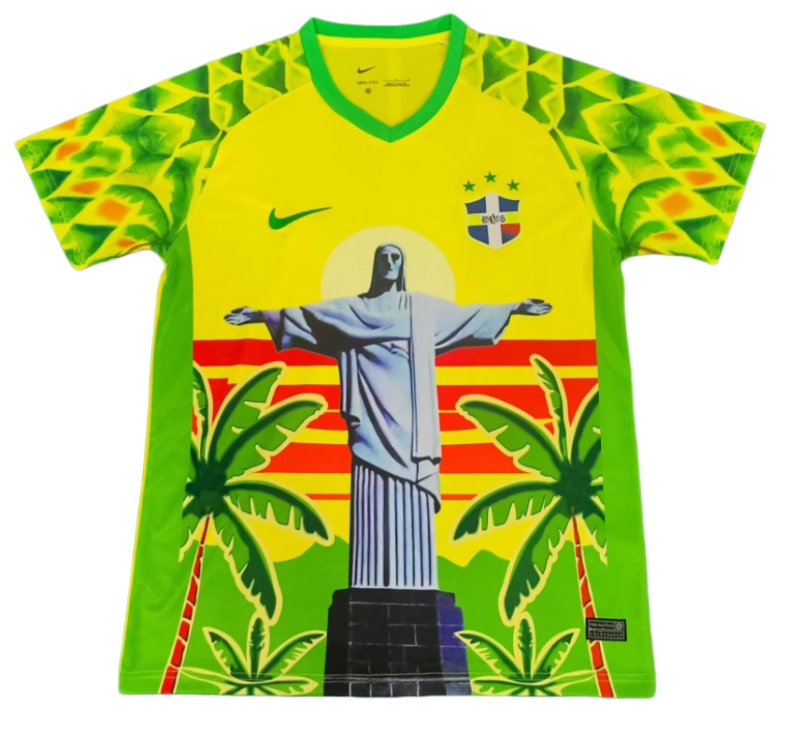 2026-276 Mens Brazil special edition yellow green Soccer Jersey