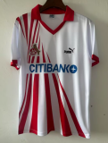 1990 Mens FC Koln home white Retro soccer jersey