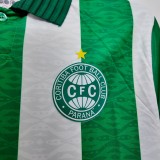 2025-26 Mens Coritiba home White Green soccer jersey
