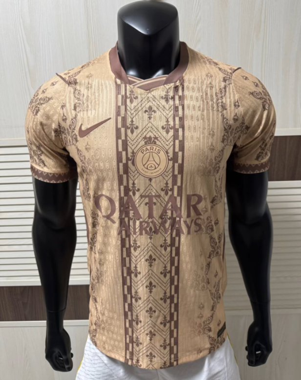 2026-27 PSG beige special edition Player Version Soccer Jersey