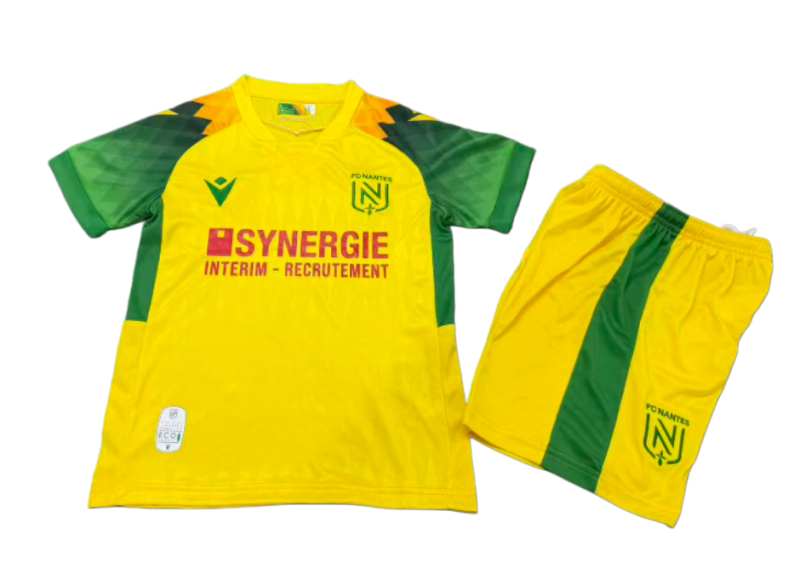 2026-27 Kids  Nantes home yellow soccer jersey