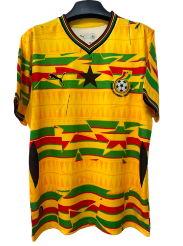 2026-27 Mens Ghana yellow Special Edition soccer jersey
