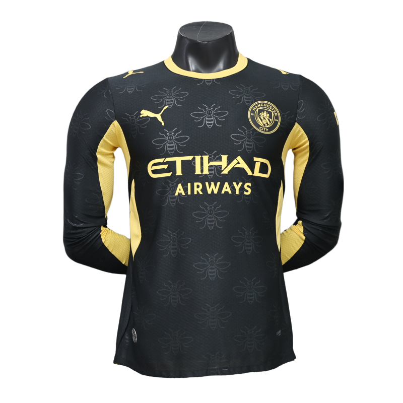 2026-27 Manchester City away Long Sleeve Player Version Soccer Jersey
