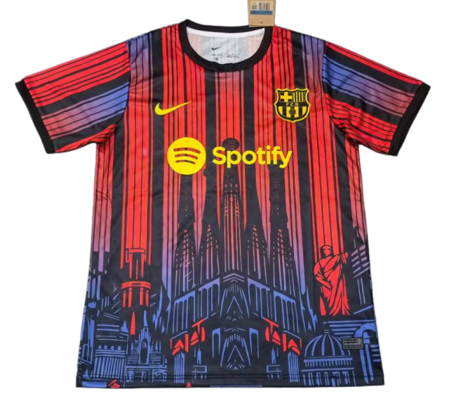 2026-27 Barcelona Red Blue Special Edition  Fan Version soccer jersey