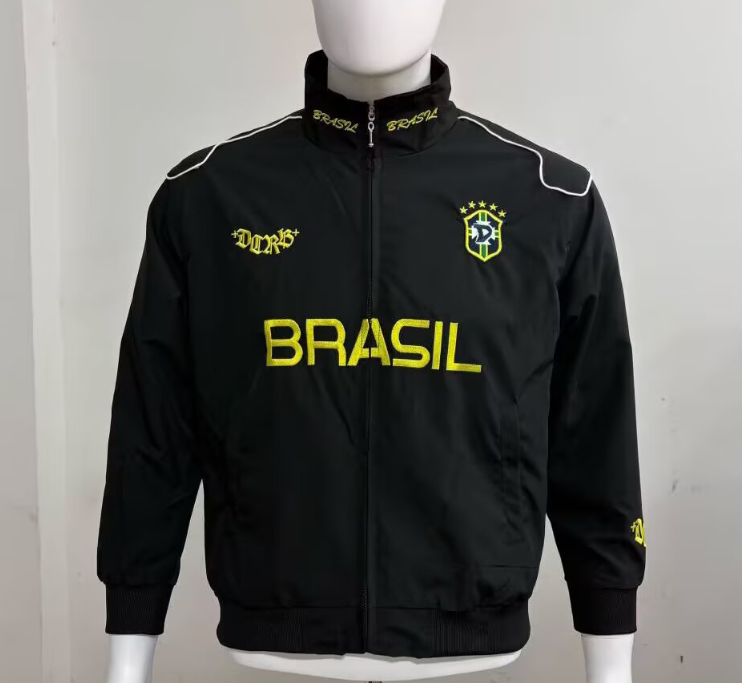 2026-27 Brazil black Windbreaker