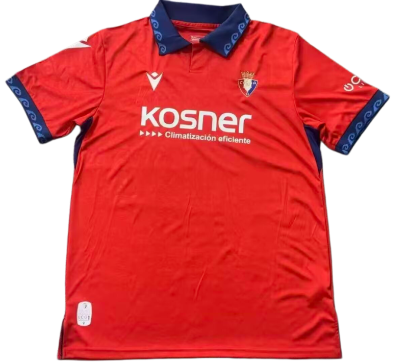 2026-27 Osasuna home red Polo Fans Soccer Jersey