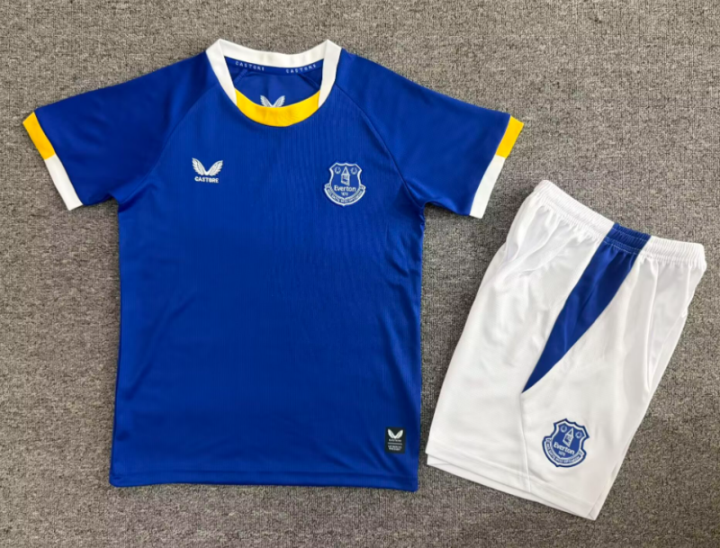 2026-27 Kids Everton home blue Soccer Jersey