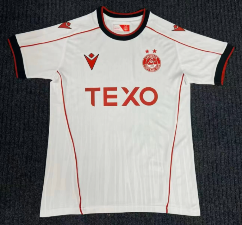 2026-27 Mens Aberdeen  away white Soccer Jersey