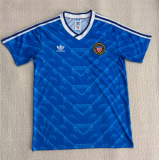 1988 USA  Away Retro blue Soccer Jersey