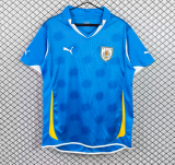 2010 Mens Uruguay home blue Retro Soccer Jersey