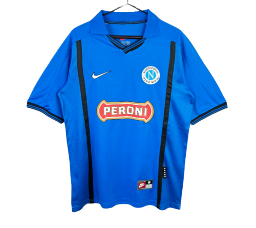 1999-2000 Napoli Home Retro blue Soccer Jersey