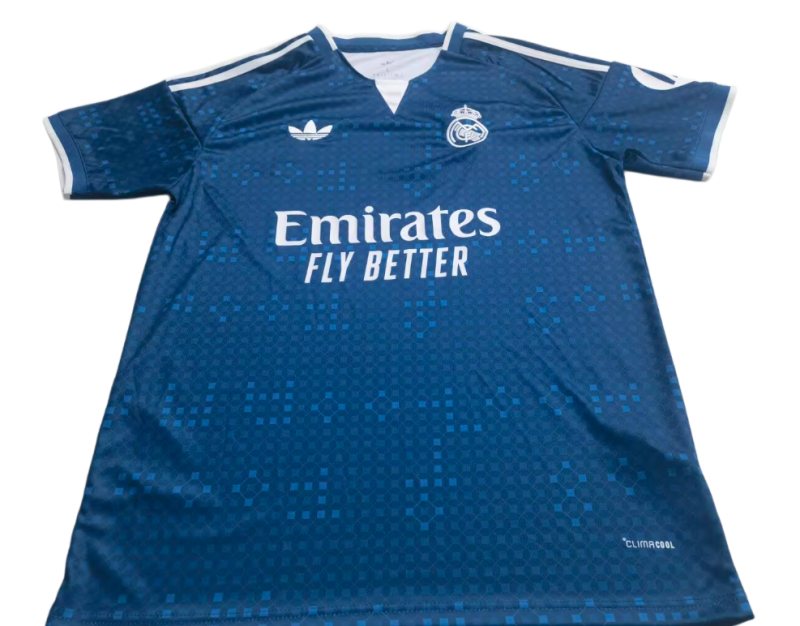 2026-27 Real Madrid away navy blue Fans Soccer Jersey