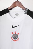 2025-26  Mens Corinthians white  Home 1:1 Fans Soccer Jersey