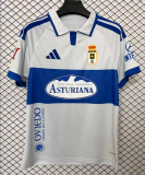 2026-27 Real Oviedo home white Polo Fans Soccer Jersey