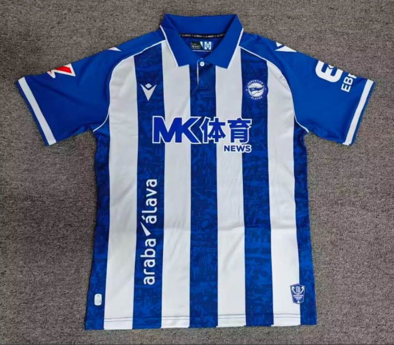 2026-27 Mens Deportivo Alaves home blue soccer jersey