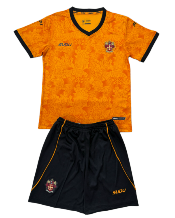 2026-27 Kids Wolves home yellow Soccer Jersey