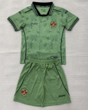 2026-27 Kids Wolves goalkeeper green Soccer Jersey