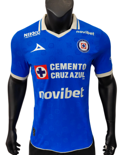 2026-27 Mens Cruz Azul home blue Player soccer Jersey