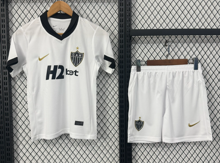 2026-27 Kids  Atletico Mineiro away white  Soccer Jersey